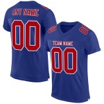 Custom Royal Red-White Mesh Authentic Football Jersey Custom Royal Red-White Mesh Authentic Football Jersey