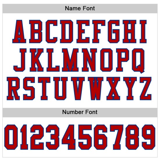 Custom White Red-Royal Mesh Authentic Football Jersey Custom White Red-Royal Mesh Authentic Football Jersey