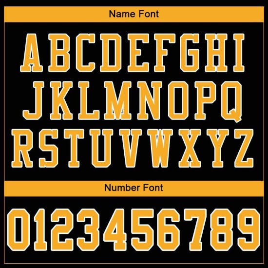 Custom Black Gold-White Mesh Authentic Football Jersey Custom Black Gold-White Mesh Authentic Football Jersey