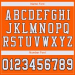 Custom Orange White-Black Mesh Authentic Football Jersey Custom Orange White-Black Mesh Authentic Football Jersey