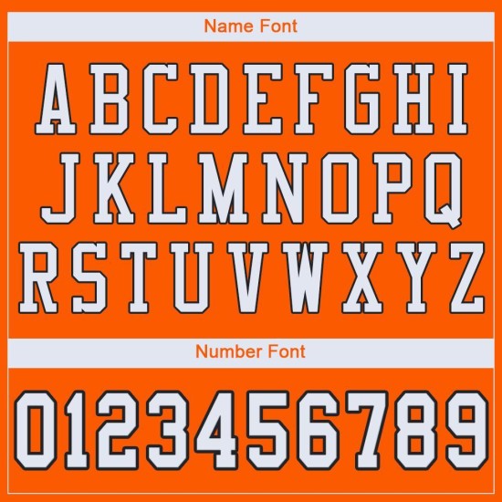 Custom Orange White-Black Mesh Authentic Football Jersey Custom Orange White-Black Mesh Authentic Football Jersey