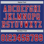 Custom Royal Red-White Mesh Authentic Football Jersey Custom Royal Red-White Mesh Authentic Football Jersey
