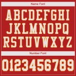 Custom Scarlet White-Gold Mesh Authentic Football Jersey Custom Scarlet White-Gold Mesh Authentic Football Jersey