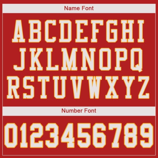 Custom Scarlet White-Gold Mesh Authentic Football Jersey Custom Scarlet White-Gold Mesh Authentic Football Jersey
