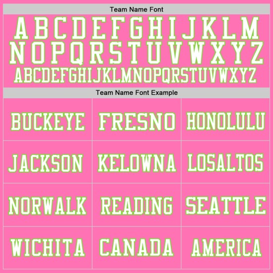 Custom Pink Neon Green-White Mesh Authentic Football Jersey Custom Pink Neon Green-White Mesh Authentic Football Jersey