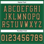 Custom Kelly Green Old Gold-Black Mesh Authentic Football Jersey Custom Kelly Green Old Gold-Black Mesh Authentic Football Jersey